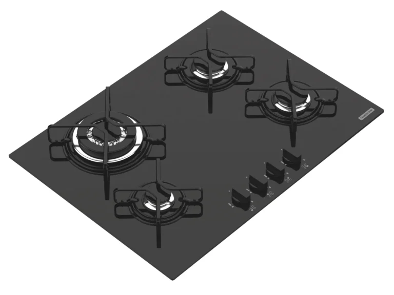 Cooktop Trapézio 4GG TRI Vidro Preto Tramontina 94707/201 - Image 2