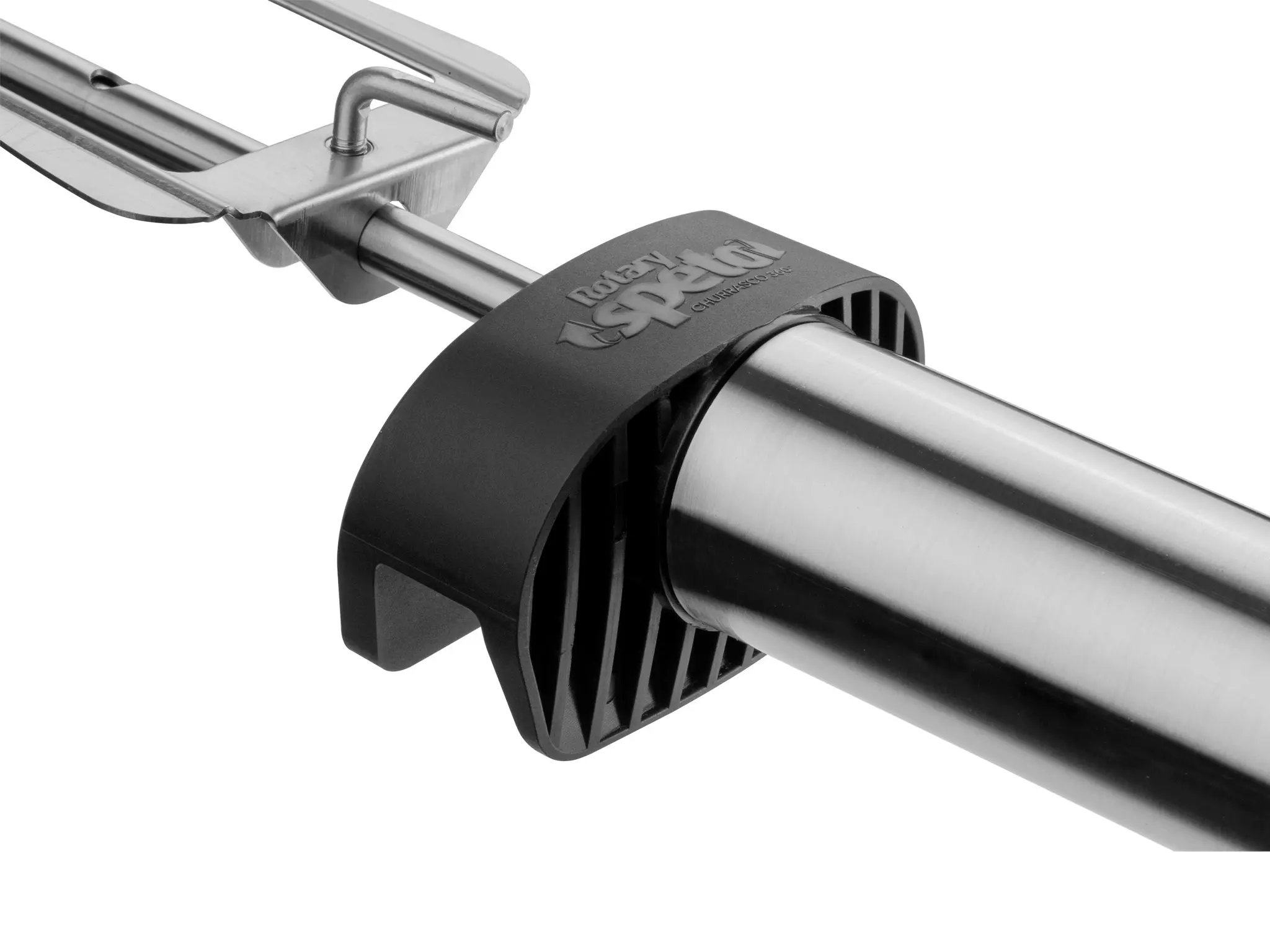 Espeto Giratório Pilha Inox Regulável 50 À 65cm - Brasero