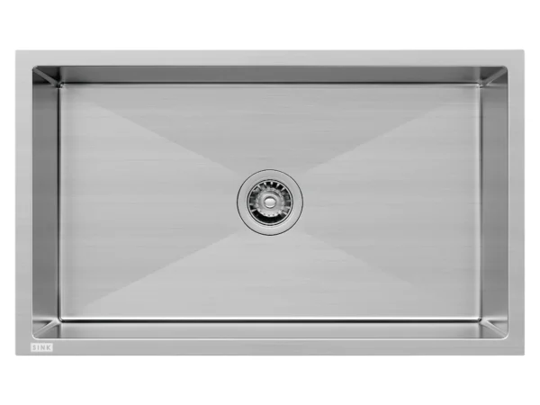 Cuba Quadra 70 Handmade Gourmet QD70 R10 Inox 700X400X200mm Escovado SINK