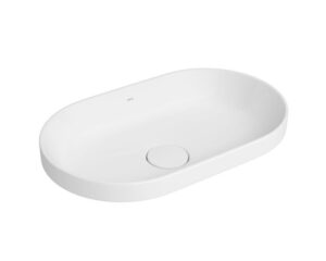 Cuba Slim Sobrepor Oval 50cm Branco Deca