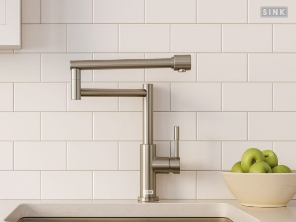 Misturador Monocomando Planarium Orbitare PO335-ES Escovado SINK