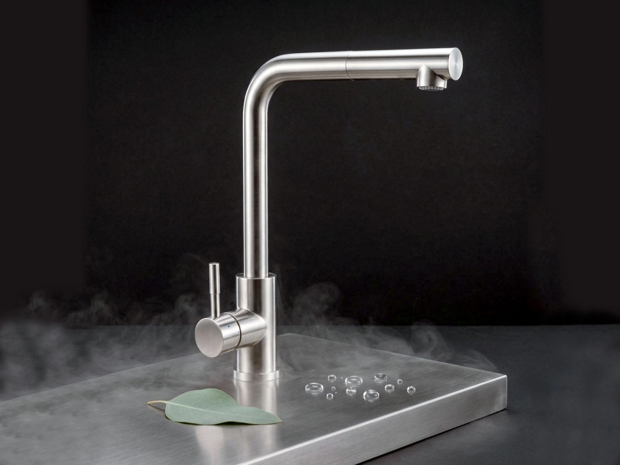 Misturador Monocomando 333-ES Inox Escovado com Extensor SINK