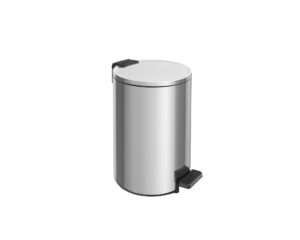 Lixeira Pedal Tramontina Loop Aço Inox Polido Balde Interno 12L 94547012