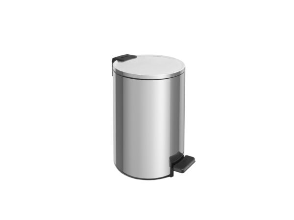 Lixeira Pedal Tramontina Loop Aço Inox Polido Balde Interno 12L 94547012