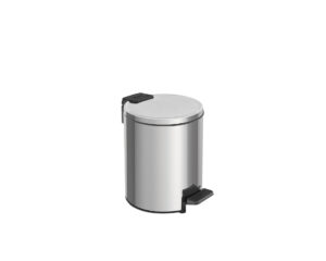 Lixeira Pedal Tramontina Loop Aço Inox Acabamento Polido 3L 94547003