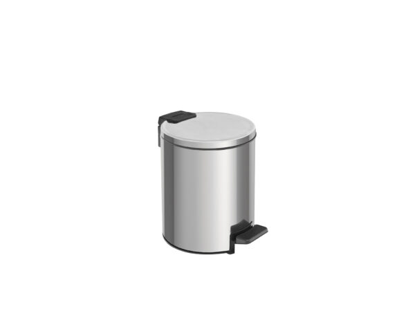 Lixeira Pedal Tramontina Loop Aço Inox Acabamento Polido 3L 94547003