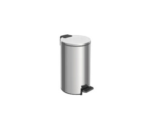 Lixeira Pedal Tramontina Loop Aço Inox Polido Balde Interno 5 L 94547005