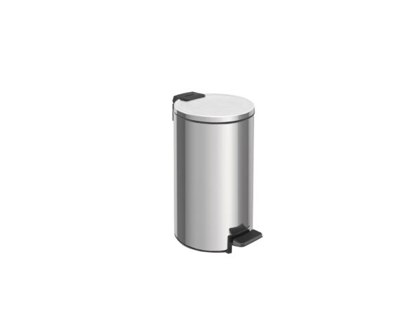 Lixeira Pedal Tramontina Loop Aço Inox Polido Balde Interno 5 L 94547005