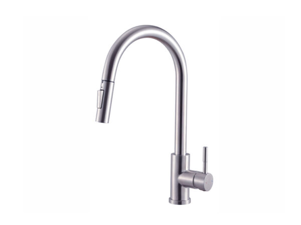 Misturador Monocomando Quadra Single Inox Escovado LNS038-ES Sink