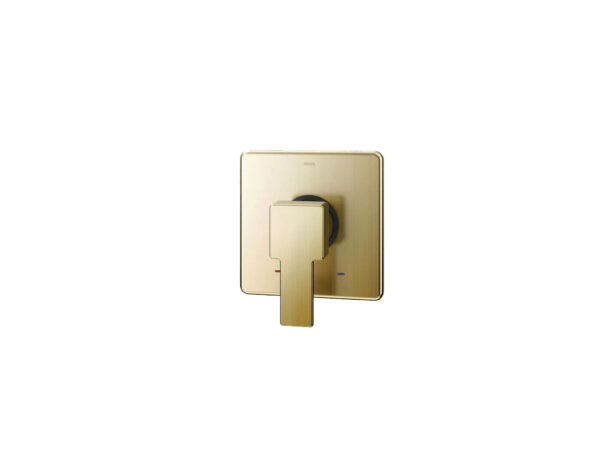 Acabamento Monocomando Alta Pressão e Ducha Higiencia Docol Base Edge Ouro Escovadao 90008499072