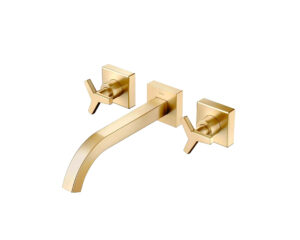 Misturador para Banheiro DocolCity Ouro Escovado Quente e Frio Docol 90008780072