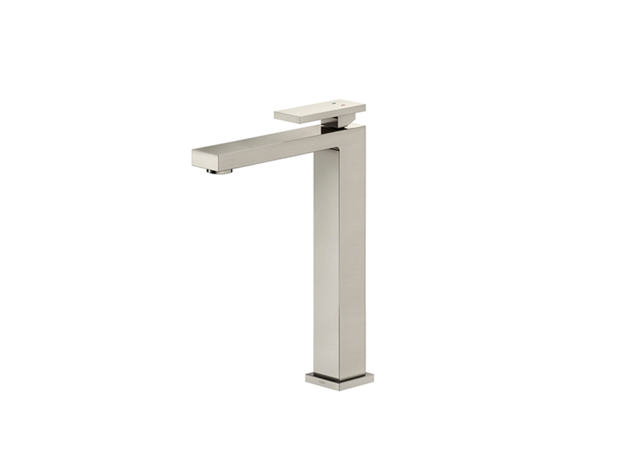 Monocomando para banheiro bica alta New Edge níquel escovado Docol