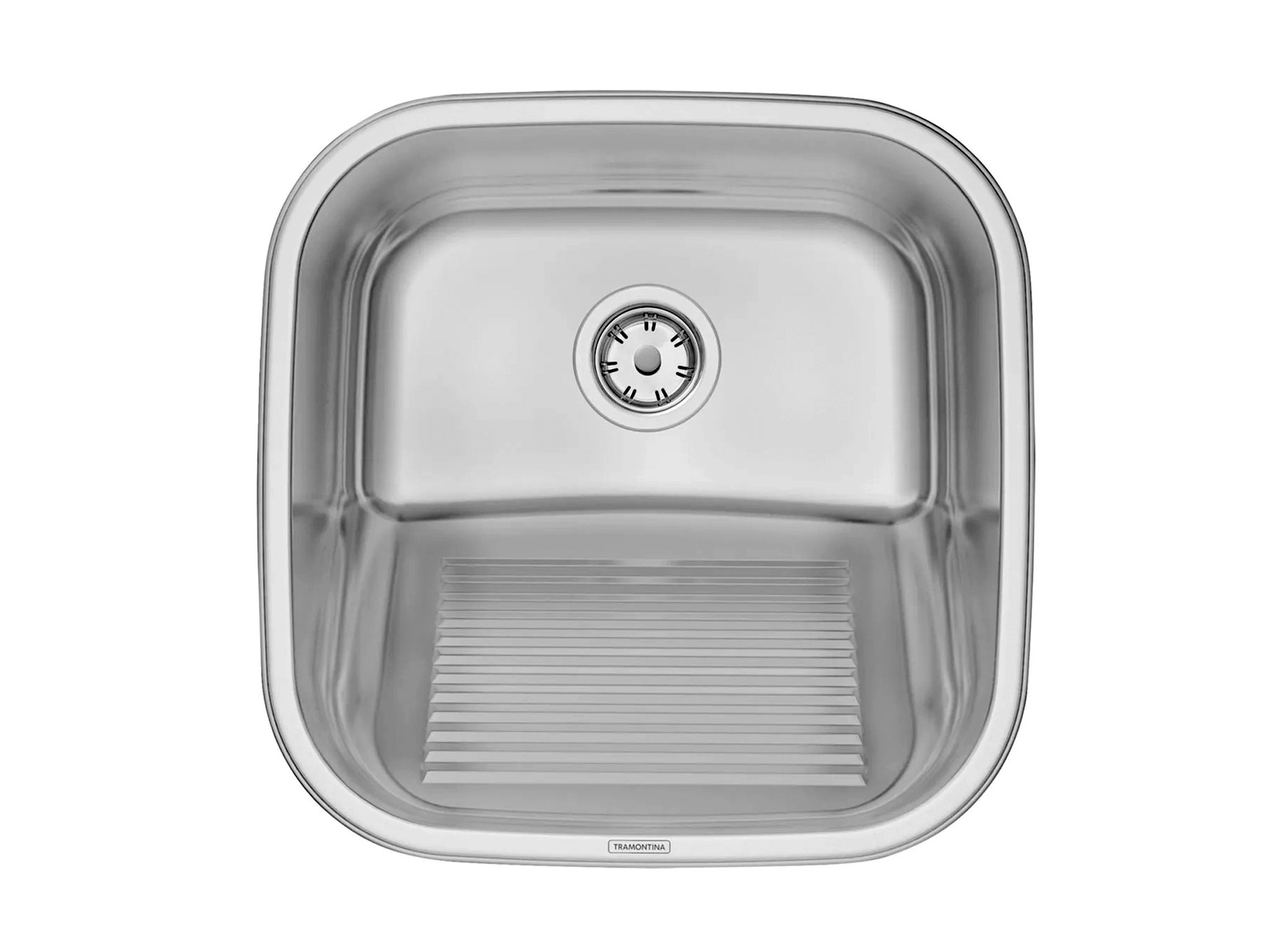 Tanque Inox Monobloco 400x400x200mm Polido Tramontina 94403/407