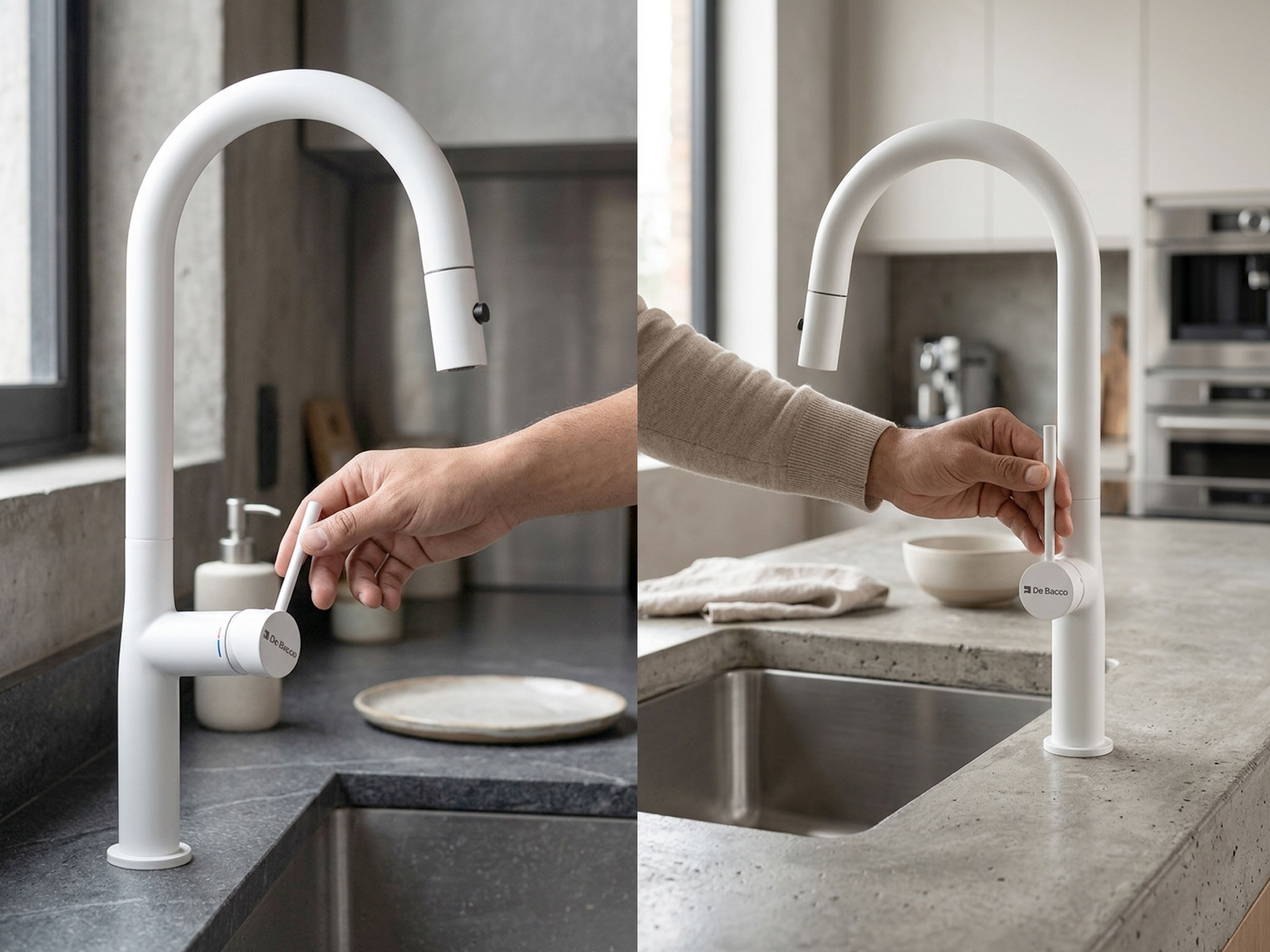 Misturador Monocomando Cozinha 400 White Debacco 20.04.40070
