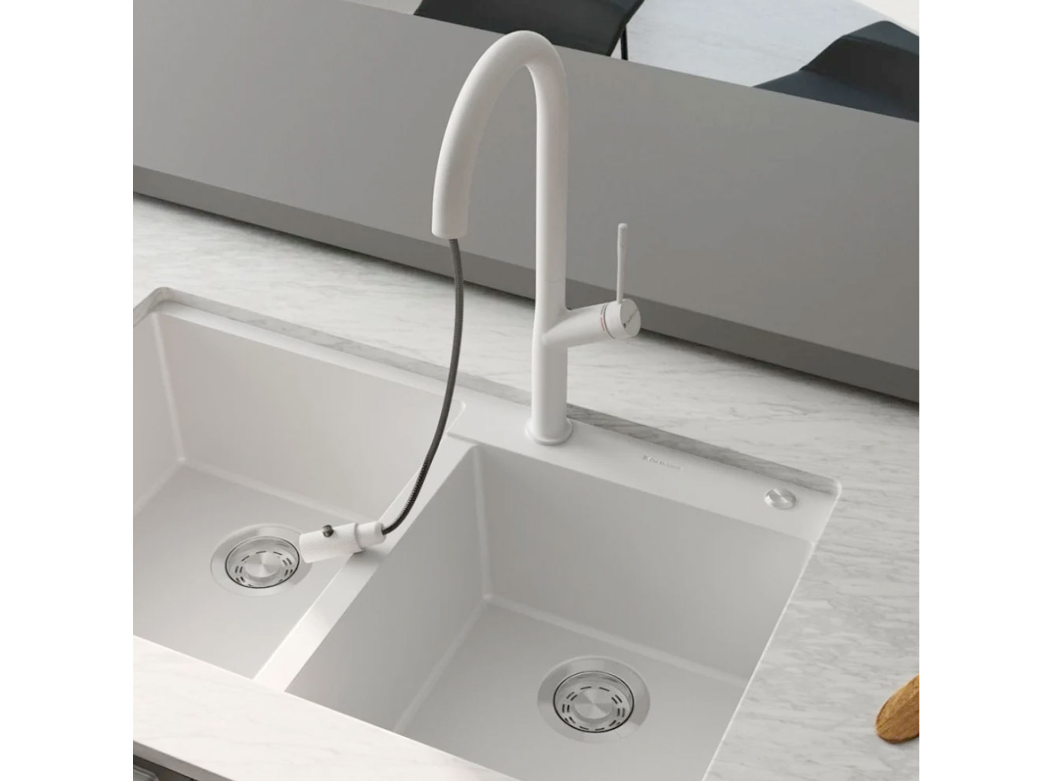 Misturador Monocomando Cozinha 400 White Debacco 20.04.40070