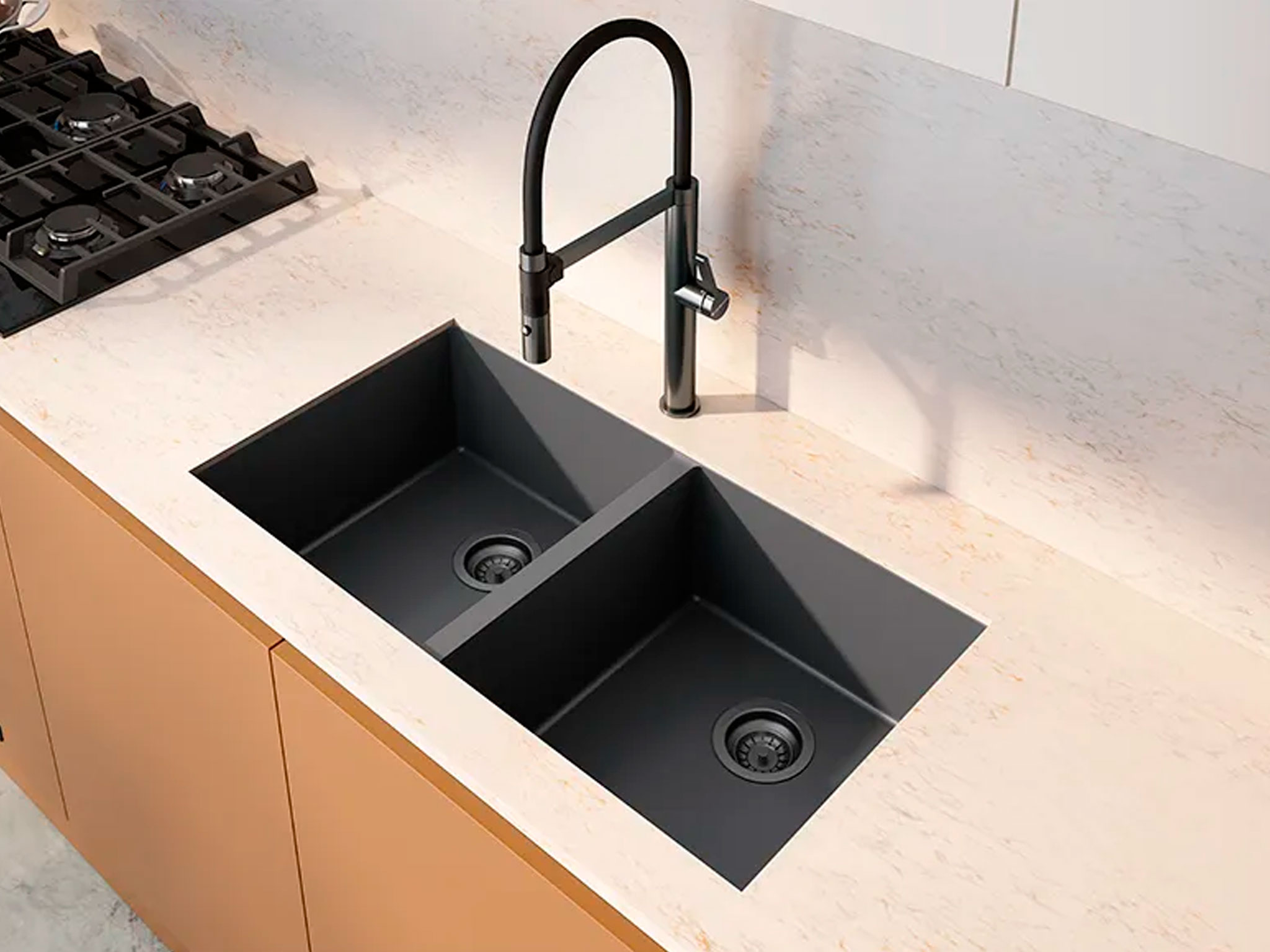 Cuba Primaccore Dupla PVD Grey 850x450x200mm DeBacco 90780 - Imagem 2