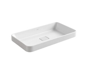 Cuba de Sobrepor Retangular DocolFlow 600x400x125mm Branco 12020513026